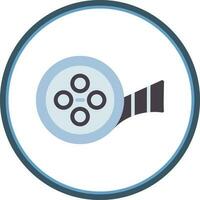 Movie Reel  Vector Icon Design