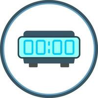 Digital Alarm Clock  Vector Icon Design