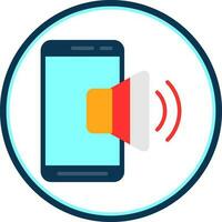 Mobile Sound  Vector Icon Design
