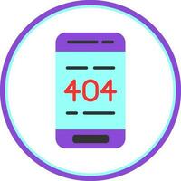 404 Error  Vector Icon Design