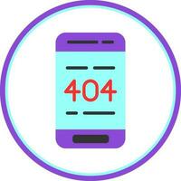 404 Error  Vector Icon Design