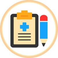 Medical Record  Vector Icon Design