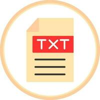 TXT vector icono diseño