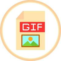 gif vector icono diseño