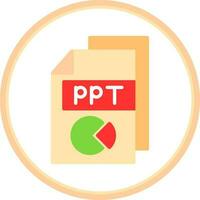 ppt vector icono diseño