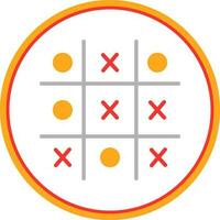 Tic Tac Toe  Vector Icon Design