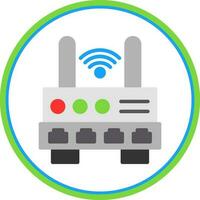 Wifi Router  Vector Icon Design
