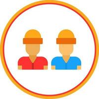 trabajadores vector icono diseño