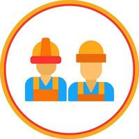 Workers  Vector Icon Design