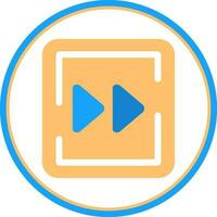 Fast Forward Vector Icon Design