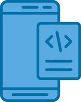 Mobile Coding  Vector Icon Design