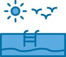 Swimming Pool  Vector Icon Design