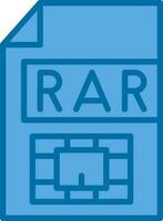 Rar  Vector Icon Design