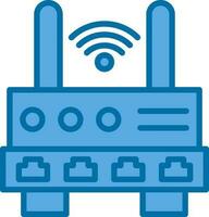 Wifi Router  Vector Icon Design