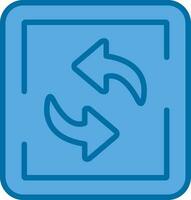 Rotate Arrow Vector Icon Design