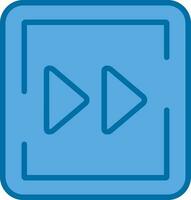 Fast Forward Vector Icon Design