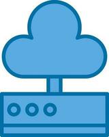 Cloud storage Vector Icon Design