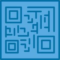 diseño de icono de vector de código qr