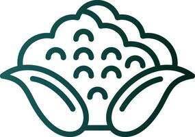 Cauliflower Vector Icon Design