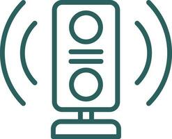 Speaker  Vector Icon Design