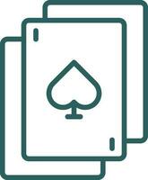 Playing Card  Vector Icon Design