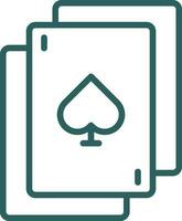 Playing Card  Vector Icon Design