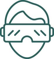 Virtual Reality  Vector Icon Design