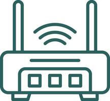 Router  Vector Icon Design
