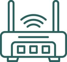 Router  Vector Icon Design