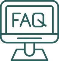 Faq  Vector Icon Design
