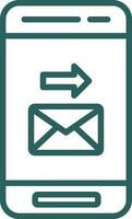 Send Mail  Vector Icon Design