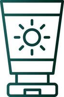 Sunblock  Vector Icon Design