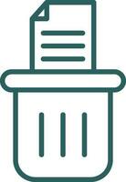 Delete  Vector Icon Design