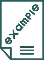 Example  Vector Icon Design