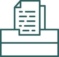 Inbox  Vector Icon Design