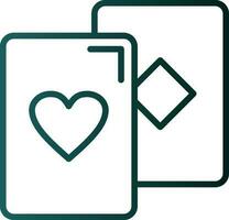 Card Game  Vector Icon Design