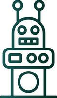 robot vector icono diseño