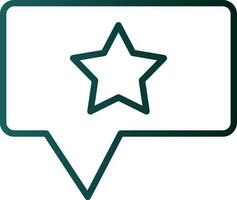 sembrado de estrellas vector icono diseño