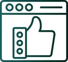 Website  Vector Icon Design