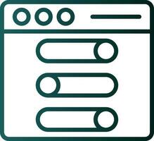 Setting  Vector Icon Design