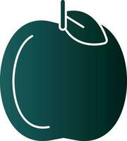 diseño de icono de vector de manzana