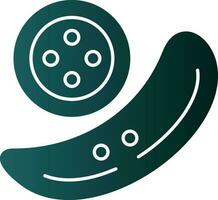 Cucumber Vector Icon Design