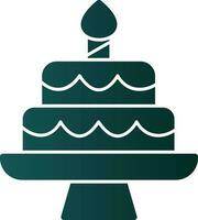 Cake Vector Icon Design