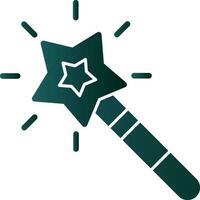 Magic Wand  Vector Icon Design