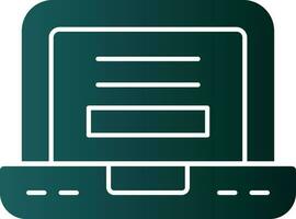 Laptop  Vector Icon Design
