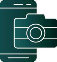 Mobile Camera  Vector Icon Design