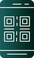 qr código vector icono diseño