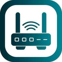 Router  Vector Icon Design