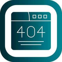 404 Error  Vector Icon Design