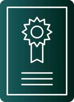 Certificate  Vector Icon Design